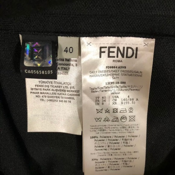 FENDI LOGO MANIA DRESS - Picture 7 of 10